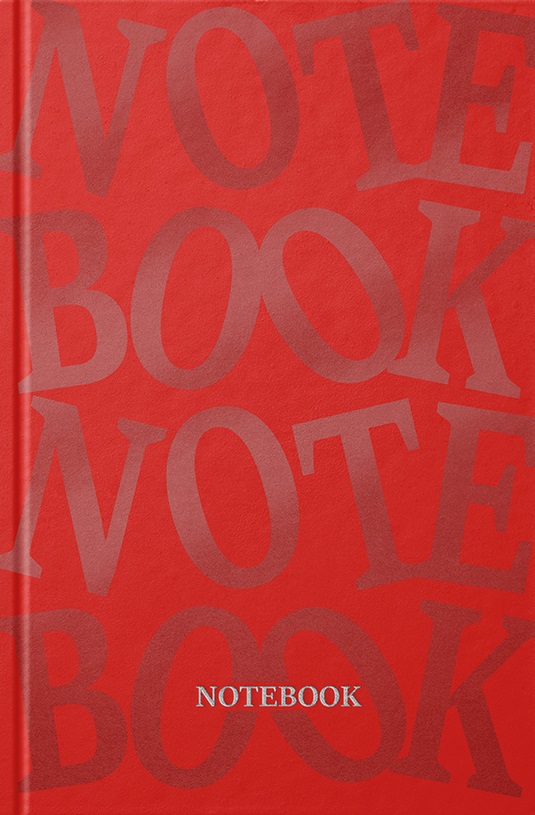 Ділова книга серія "Pantone літери" червона