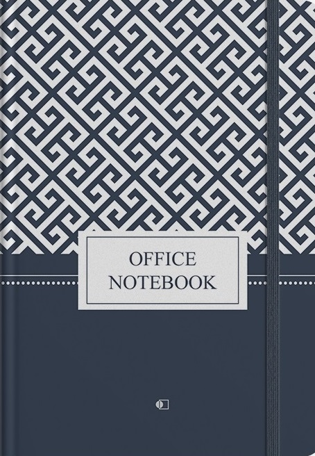 Щоденник річний недатований чорно-сірий office