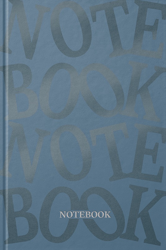 Ділова книга серія "Pantone літери" сіра