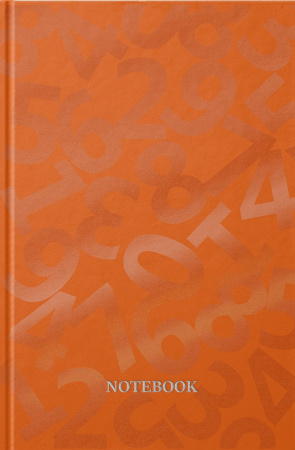 Книга Ділова книга premium, серія "Pantone цифри" помаранчова