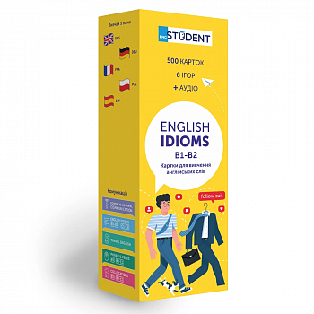 Картки англійських слів English Student — English Idioms B1-B2