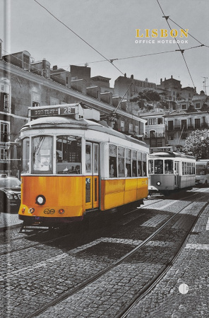 Книга Ділова книга клітинка, серія «City note» жовтий