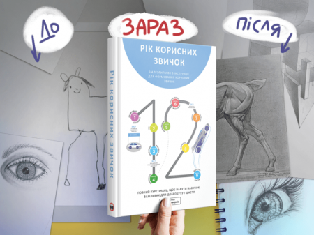 Книга Рік корисних звичок. Повний курс знань, щоб набути звичок, важливих для добробуту і щастя. Збірник самарі + аудіокнижка