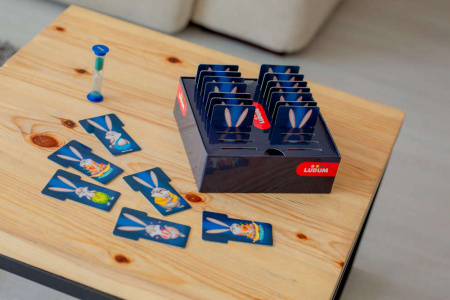 Книга Гра-пошук настільна "Хапай і тягни!" + пісочний годинник