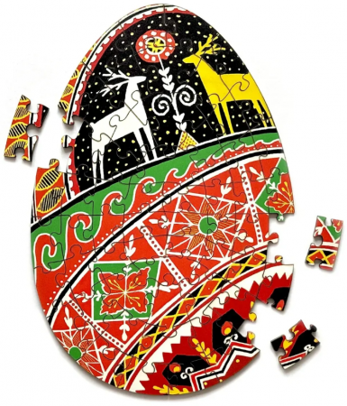 Книга Пазл дерев'яний. Писанка у візерунках Тараса Городецького