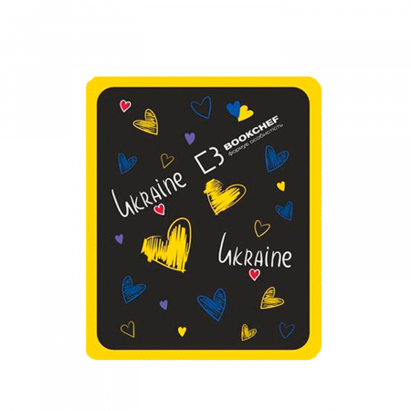 Книга магнітна закладка "Жовто-сині серденька"