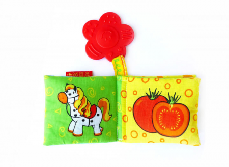 Книга М'яка книжка-прорiзувач, Масик