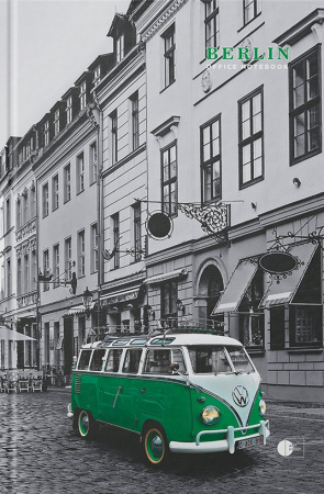 Книга Ділова книга клітинка, серія «City note» зелений