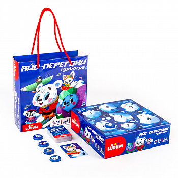 Турбогра настільна "АЙС перегони", коробка з ручками