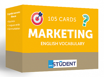 Картки англійських слів English Student — Marketing English 105 карток