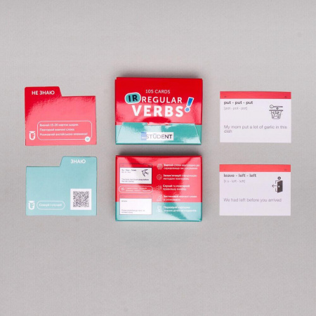 Книга Картки для вивчення англійських слів Irregular Verbs