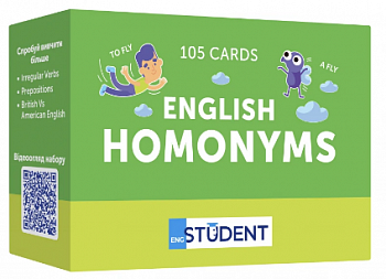 Картки для вивчення. Homonyms 105 карток