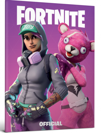 Книга FORTNITE Official. Блокнот рожевий у клітинку "Міс Бенксі"