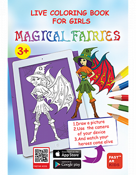 Розмальовка для дівчат «Magical Fairies»