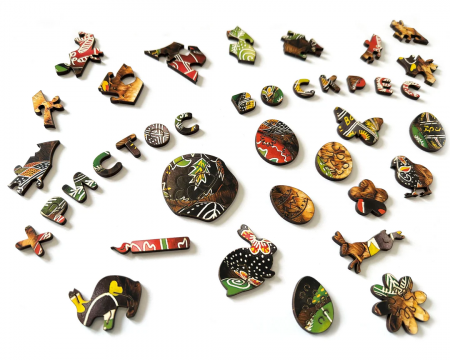 Книга Писанки. Пазл дерев'яний