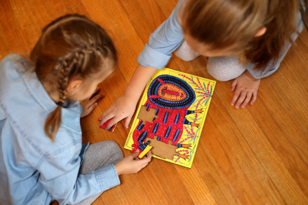 Книга Дика овечка. Марія Примаченко. Пазл дерев'яний