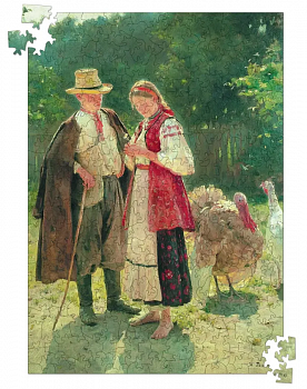 Пазл дерев'яний. Ідилія. Микола Пимоненко
