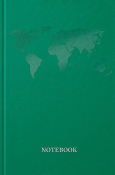 Ділова книга серія "Pantone материки" зелена