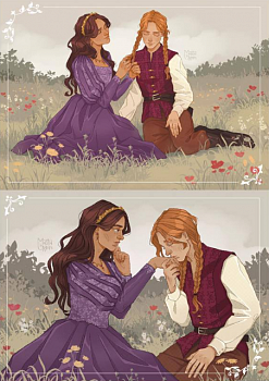 Листівка "Клинок королеви" А. Achell