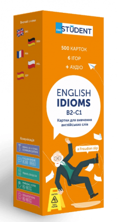Книга Картки англійських слів English Student — English Idioms B2-C1
