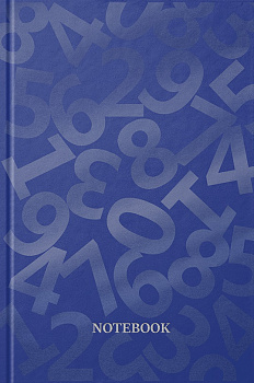 Ділова книга premium, серія "Pantone цифри" синя