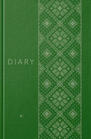 Книга Щоденник річний, зелений diary