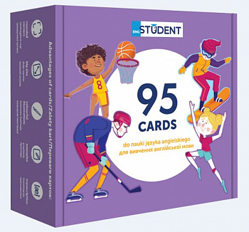 Картки для вивчення англійської для школярів. Спорт та дозвілля + аудіо