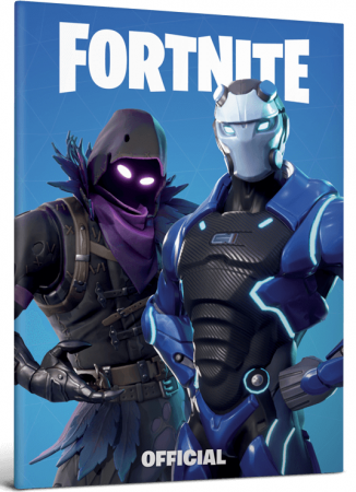 Книга FORTNITE Official. Блокнот синій у крапку "Ворон"