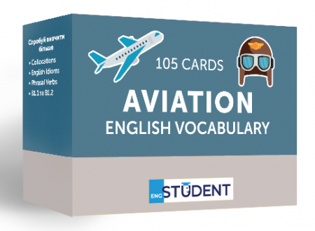 Книга 105 Карток. Aviation English Vocabulary