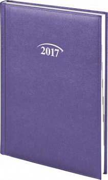Щоденник 2017 Стандарт Lizard срб/т фіолетовий