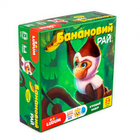 Книга Ігровий набір "Банановий рай", гра + розповідь + аудіоказка
