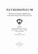 Patrimonium. Студії з ранньомодерної історії Центрально-Східної Європи. Том І