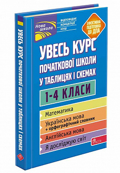 Увесь курс початкової школи у таблицях і схемах. 1-4 класи