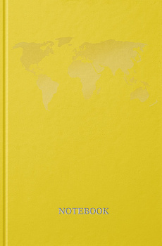 Ділова книга серія "Pantone материки" жовта