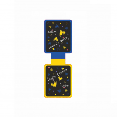 Книга магнітна закладка "Жовто-сині серденька"