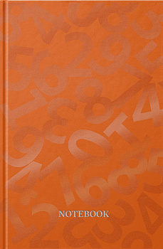 Ділова книга premium, серія "Pantone цифри" помаранчова