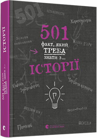 Книга 501 факт, який треба знати з... історії