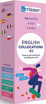Картки англійських слів English Student — Collocations B1 500 карток